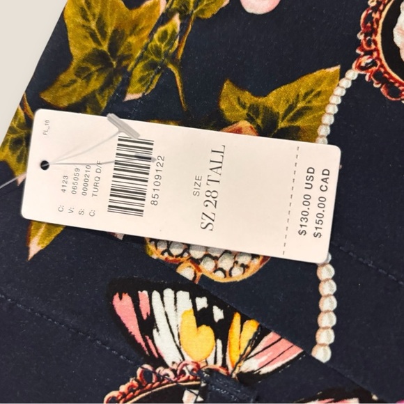 Anthropologie Maeve Colette Printed Pants Pearls - Picture 3 of 5